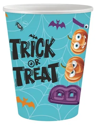 Obrázek produktu pro 6 hrnků s dýněmi na Halloween