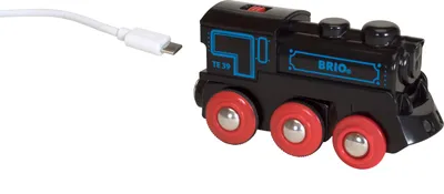 Produktbild von BRIO® 33599 BRIO® Schwarze Akku-Lok Spielzeugeisenbahnen