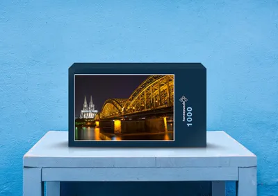 Produktbild von hansepuzzle 41498 - Köln Puzzle, 1000 Teile, Orte, 60,0 x 46,0cm mit hochwertiger Aufbewahrung, Kartonbox und wiederverschließbarem Beutel