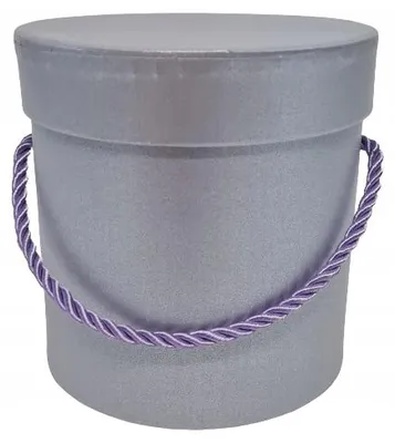 Produktbild von Vipolimex Blumenbox Ø 12cm hellviolett mit Deckel