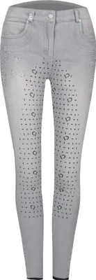 Produktbild von Cavallo CHAYA PRO GRIP Damen Vollbesatzreithose grey wash FS 2020, Ca19_HW_Gr.:40