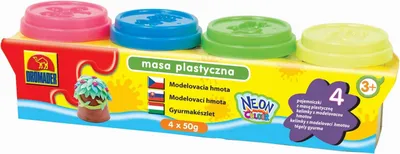 Zdjęcie produktu dla Masa Plastyczna - 4 Małe Tuby 0208