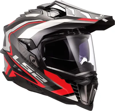 Immagine prodotto di Casco Enduro LS2 MX701 EXPLORER CARBON Frontier II Shiny Red taglia M