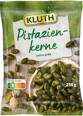 Image de Kluth Graines de pistache extra vertes décortiquées Produit Premium 250g