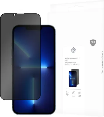 Image de Cazy Protection d’Écran de Confidentialité compatible avec iPhone 13 / 13 Pro - Protection d’Écran Anti-Espion en Verre Trempé