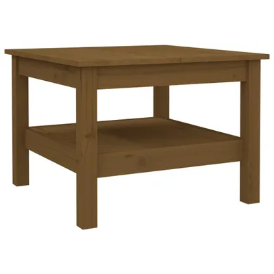 Obrázek produktu pro vidaXL Konferenční stolek Honey Brown 55x55x40 cm Borovicový masiv