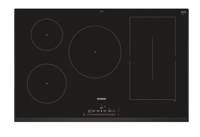 Zdjęcie produktu dla Siemens iQ500 ED851FWB5E, Czarny, Wbudowany, 80 cm, Płyta indukcyjna strefowa, Szkło ceramiczne, 5 stref(y)