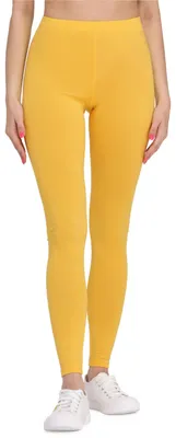 Produktbild von Bellivalini Damen Lange Leggings aus Viskose BLV50-147 (Gelb, XL)