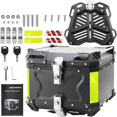 Produktbild von Topkoffer 55L Aluminium - Wasserdicht - Schockbeständig - Leicht - Sicherheitsschloss