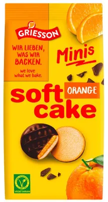 Produktbild von GRIESSON Soft Cake Minis Orange 125g