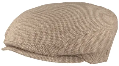Einteilige Sommer Schirmmütze Strukturstoff von Hut-Breiter in beige