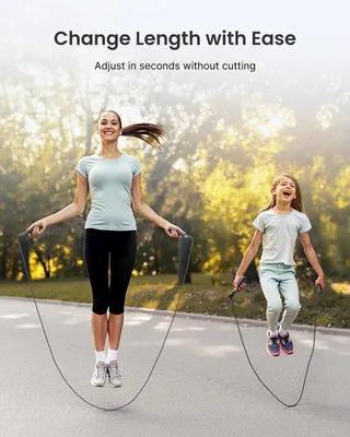 Produktbild von Famanu Springseil mit Zähler, verstellbar und kabellos - für Fitness und Training