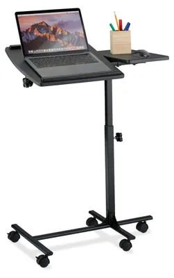 Obrázok produktu pre Prenosný stolík na notebook s nastaviteľnou výškou a kolieskami
