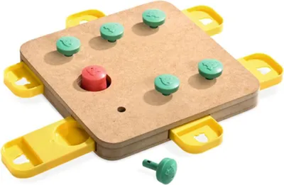Produktbild von Karlie Brain Train Cube - Hundespielzeug - Holz - Natur - 32x32x5 cm