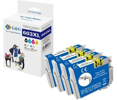 Obrázok produktu pre G&G 17007 G&G XL-Druckerpatronen kompatibel mit Epson 603XL/Multipack