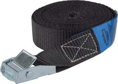 Produktbild von 2x Profi Spanngurt Gurt Zurrgurt Klemmschloss Auto 1-tlg 4m 250 kg SCHWARZ