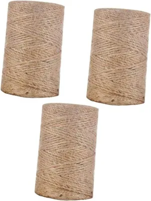 Image de Ficelles de jute de 3 mm pour les décorations de mariage et le jardinage