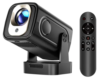 Image de Projecteur mini vidéoprojecteur - Support 4K - 1080p - Android - Mise au point automatique - 135 pouces
