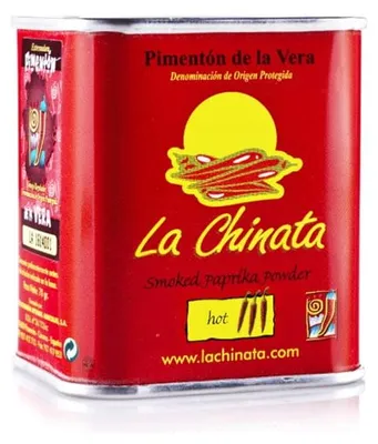 ORYGINALNA HISZPAŃSKA PAPRYKA WĘDZONA OSTRA 70G LA CHINATA