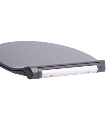 Produktbild von SANILO WC-Sitz mit Absenkautomatik Flat Grau, Toilettendeckel direkt vom Hersteller, Klodeckel, Klobrille, WC Deckel, Toilettensitz, Toilettenbrille