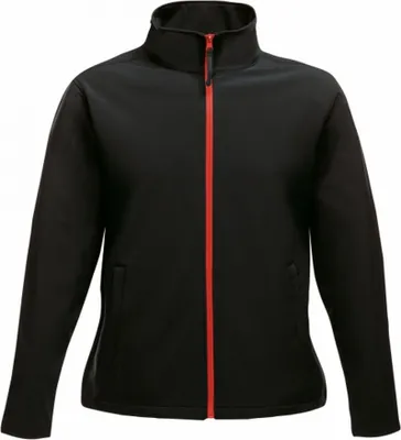 Produktbild von Regatta Professional - Softshelljacke Zum Bedrucken für Damen RG3561 (46 DE) (Schwarz/Rot)