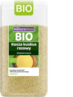 KASZA KUSKUS RAZOWY BIO 400 g - NATURAVENA