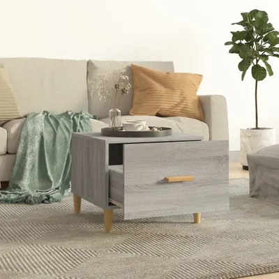Produktbild von "2026 Promotion" Couchtisch Wohnzimmer - Kaffeetisch - Grau Sonoma - 50x50x40 cm Holzwerkstoff - Sofatisch CC28274