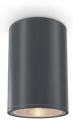 Zdjęcie produktu dla Lampa sufitowa LED, metal, grafit, wys. 15,5 cm