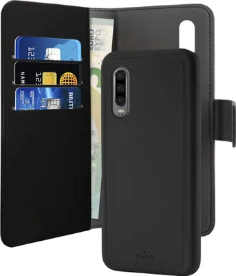 Immagine prodotto di PURO, Huawei P30 Folio 2 in 1 con cover magnetica e portacarte, nero