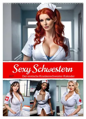 Produktbild von Sexy Schwestern (Wandkalender 2027 DIN A2 hoch), CALVENDO Monatskalender