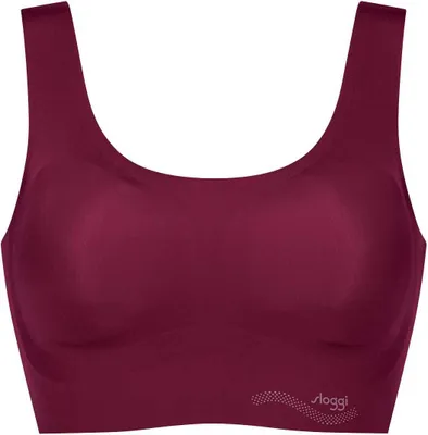 Produktbild von Sloggi Zero Feel Top BH Ohne Bügel, Farbe: Rot (Bordeaux), Größe: XS