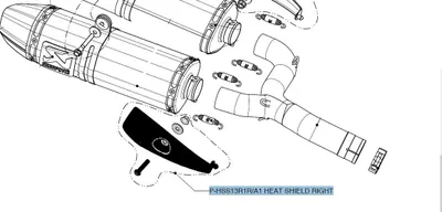 Obrázek produktu pro Ochrona termiczna CF Akrapovic