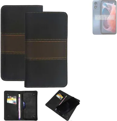 Produktbild von K-S-Trade Hülle Handyhülle kompatibel mit Motorola Moto G Play (2024) Schutzhülle Walletcase Bookstyle Tasche Schutz Case Handytasche Wallet Cover