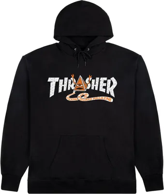 Produktbild von Thrasher Pyramid Kapuzenpullover Schwarz S Herren Schwarz S