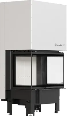 Produktbild von Kamineinsatz KRATKI REGNOR 800/400 8 kW Ø 200 3 seiten glas mit Türfeder