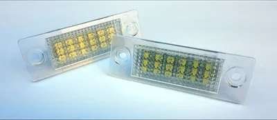 Image de 2x LED Premium éclairage de plaque SMD pour VW T5 Golf 5 Plus Passat Touran