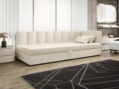 Obrázok produktu pre Jednolôžková posteľ 100x195 MANKA PLUS 1 - ecru