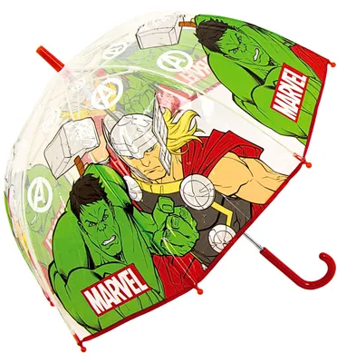 Produktbild von Avengers Regenschirm - Marvel Stockregenschirm für Kinder-Glockenschirm Ø 68 cm