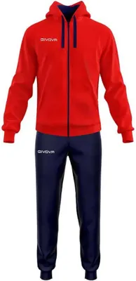 Produktbild von Givova King Trainingsanzug Rot 10-12 Years Jungen Rot 10-12 Years