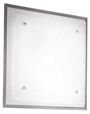 Productafbeelding van Maggie wandlamp van metaal en glas, elegant design, 3 lichtpunten, E27 fitting, 230 V, wit, 46 x 46 cm, beschermingsklasse IP20, ideaal voor binnenruimtes, 2957-64-102