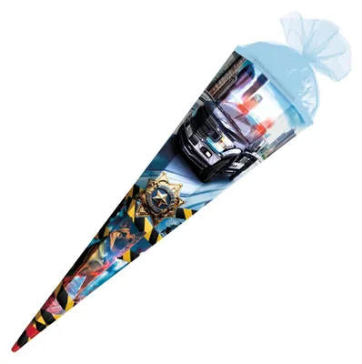 Produktbild von Roth Schultüte Polizei 911 50cm eckig
