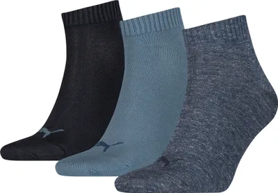 Produktbild von Puma Quarter Kurzsocken Blautöne 3er-Pack