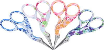 Immagine prodotto di 4 pezzi CraneShaped forbici CrossStitch ricamo retrò cucito filo Tee 3,5 pollici