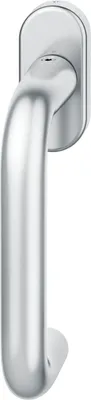Produktbild von FSB Fenstergriff 34 1070 ovale Rosette Fensterklinke Edelstahl matt
