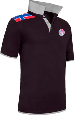 Zdjęcie produktu dla Nebulus koszulka polo męska NEBFLAG, koszulka, bluza, polo, P6880 - mężczyźni, czarno-szary, XL