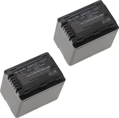 Produktbild von vhbw 2x Akku kompatibel mit Panasonic HDC-TM80, HDC-TM60, HDC-TM55, HDC-TM90, HDC-TM41, SDR-H100 Videokamera Camcorder (4040 mAh, 3,6 V, Li-Ion)