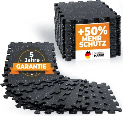 Produktbild von Premium Bodenschutzmatte aus extra dichtem Kautschuk (schwarz-grau)