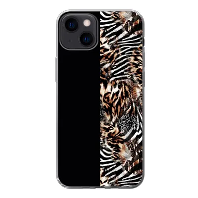 Produktbild von MuchoWow® Handyhülle Schutzhülle Hülle für iPhone 13 Mantel - Design - Tiere Silikon Softcase Handy Hülle - Karteninhaber