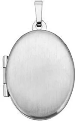 Produktbild von Medaillon oval 925/- Silber rhodiniert