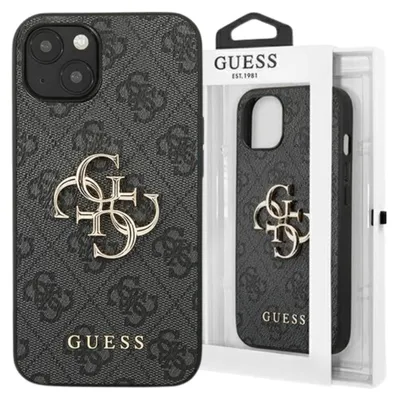 Zdjęcie produktu dla Guess GUHCP13M4GMGGR iPhone 13 6,1" szary/szary hardcase 4G Big Metal Logo | GUESS